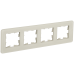BRITE Рамка 4-местная РУ-4-2-Бр стекло песчаный RE IEK BRITE Рамка 4-местная РУ-4-2-Бр стекло песчаный RE IEK