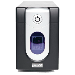 ИБП Powercom IMD-1025AP, LCD, линейно-интерактивный, 1025 ВA, 619 Вт, 4 розетки IEC320 C13 с резервным питанием,  2 розетки IEC320 C13 с фильтрацией, USB, защита RJ45/RJ11, ШхГхВ 130х382х192мм, 13.4 кг/ UPS Powercom IMD-1025AP, LCD, Line Interactive, 1025