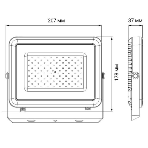 Прожектор светодиодный PFL-S2 30Вт 6500К IP65 220–240В ДО с клапаном закален. матов. стекло сер. Pro JazzWay 2853295D Прожектор светодиодный PFL-S2 30Вт 6500К IP65 220–240В ДО с клапаном закален. матов. стекло сер. Pro JazzWay 2853295D