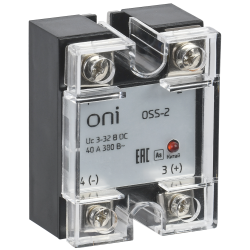 Реле твердотельное OSS-2 40А 380В AC 3-32В DC ONI