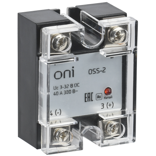 Реле твердотельное OSS-2 40А 380В AC 3-32В DC ONI