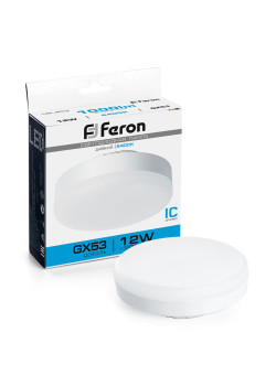 Лампа светодиодная Feron LB-453 GX53 12W 175-265V 6400K