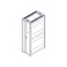 Шкаф Systeme Electric, серия Uniprom, 42U-600/1070, боковые панели 4шт, черный Шкаф Systeme Electric, серия Uniprom, 42U-600/1070, боковые панели 4шт, черный