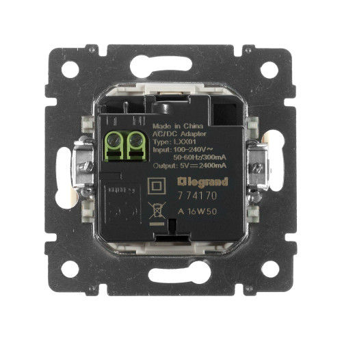 VALENA Розетка USB A + A 15Вт слоновая кость VALENA Розетка USB A + A 15Вт слоновая кость