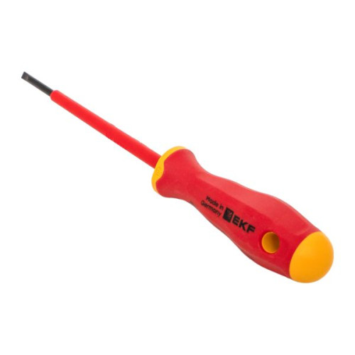 Отвертка Professional SL2.5x0.4 мм VDE 1000В EKF Отвертка Professional SL2.5x0.4 мм VDE 1000В EKF