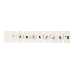 Маркеры для UT/ST/Push-in 2,5 с нумерацией 1-10 (100 шт.) EKF