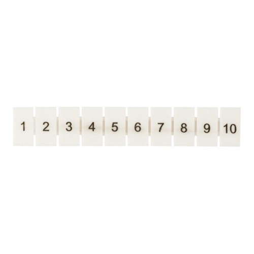 Маркеры для UT/ST/Push-in 2,5 с нумерацией 1-10 (100 шт.) EKF