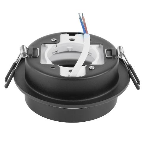 Светильник потолочный встраиваемый, 15W 230V GX53, черный, круг, без лампы, DL514, Feron