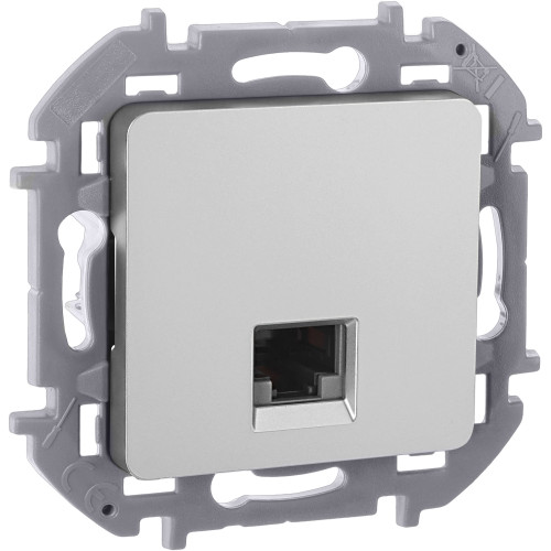 INSPIRIA Розетка компьютерная RJ45 категория 6 UTP алюминий