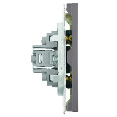 Розетка HDMI 2.0 Type A (механизм), серия Эмили, STEKKER, RST00-5118-10, платиново-серый, soft touch Розетка HDMI 2.0 Type A (механизм), серия Эмили, STEKKER, RST00-5118-10, платиново-серый, soft touch