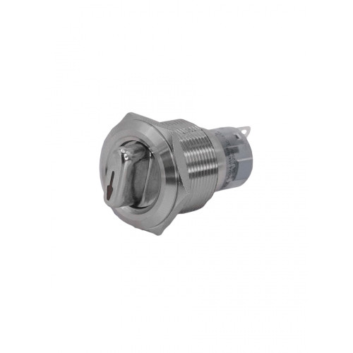 GQ22-L-11X/31/S, металл, 1NO+1NC, на 3 положения с фиксацией I-О-II, d22мм, IP65, переключатель  (ЭТ)