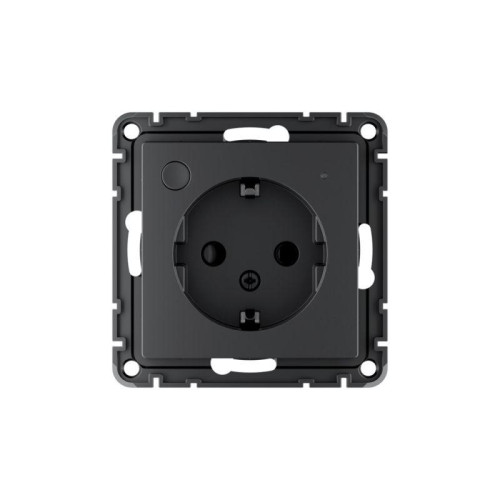 Розетка AtlasDesign Smart 16А L+N с заземл. защ. шторки Zigbee механизм карбон SE ATN001045Z Розетка AtlasDesign Smart 16А L+N с заземл. защ. шторки Zigbee механизм карбон SE ATN001045Z