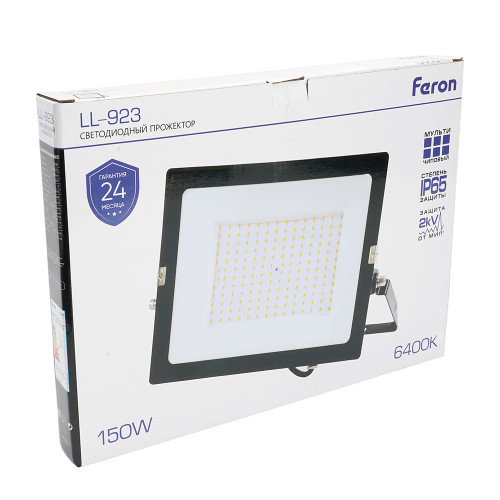 Светодиодный прожектор Feron LL-923 IP65 150W 6400K Светодиодный прожектор Feron LL-923 IP65 150W 6400K