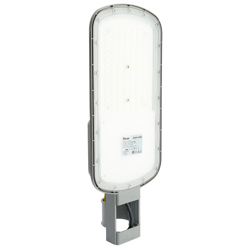 Светодиодный уличный консольный светильник Feron SP3070 100W 4000K AC90-300V, серый Светодиодный уличный консольный светильник Feron SP3070 100W 4000K AC90-300V, серый