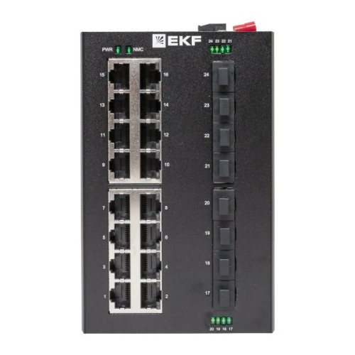 Промышленный неуправляемый коммутатор U-8GX/SFP-16GT TSX EKF
