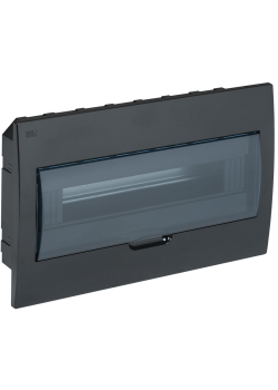 KREPTA 3 Корпус пластиковый ЩРВ-П-18 IP41 черный IEK