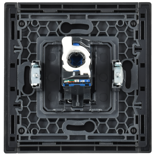 FORTE&PIANO Розетка компьютерная RJ45 кат.6 FP531 сталь IEK