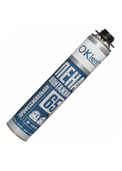 Пена монтажная профессиональная Oklent 65 (860гр)