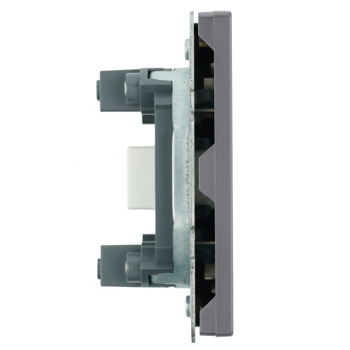 Розетка HDMI 2.0 Type A (механизм), серия Эмили, STEKKER, RST00-5118-10, платиново-серый, soft touch Розетка HDMI 2.0 Type A (механизм), серия Эмили, STEKKER, RST00-5118-10, платиново-серый, soft touch