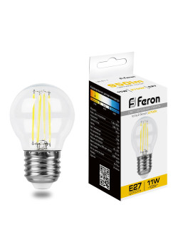 Лампа светодиодная Feron LB-511 Шарик E27 11W 230V 2700K