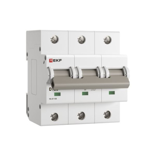 Авт. выкл. ВА 47-125 3P 125А (D) 15кА PROXIMA EKF Авт. выкл. ВА 47-125 3P 125А (D) 15кА PROXIMA EKF
