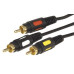 Шнур 3RCA Plug - 3RCA Plug 3м (GOLD) (уп.10шт) Rexant17-0214 Шнур 3RCA Plug - 3RCA Plug 3м (GOLD) (уп.10шт) Rexant17-0214