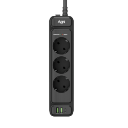AGNI TP-FS3U3E-PD-2m-black