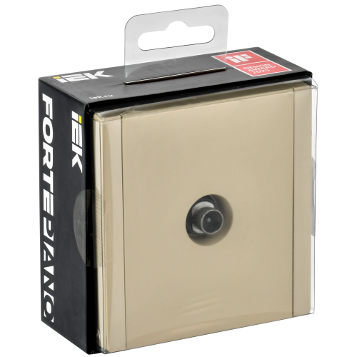 FORTE&PIANO Розетка TV проходная FP429 ваниль IEK FORTE&PIANO Розетка TV проходная FP429 ваниль IEK