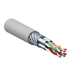 Витая пара TERACOM CS Cat.6A S/FTP 4 п. solid 0,57мм LSZH нг(А)-HF сер. (305м)