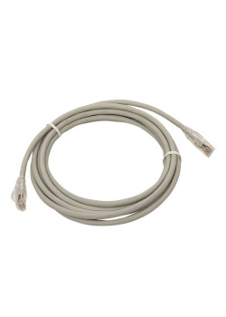 Патч-корд TERACOM PRO Cat.5E неэкран. UTP PVC серый (5,0м)