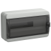 TEKFOR Корпус пластиковый КМПн-18 IP65 черная прозрачная дверь IEK