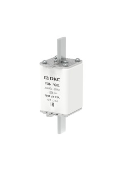 Предохранитель YON ножевого типа FG1 63А 690V характеристика aR