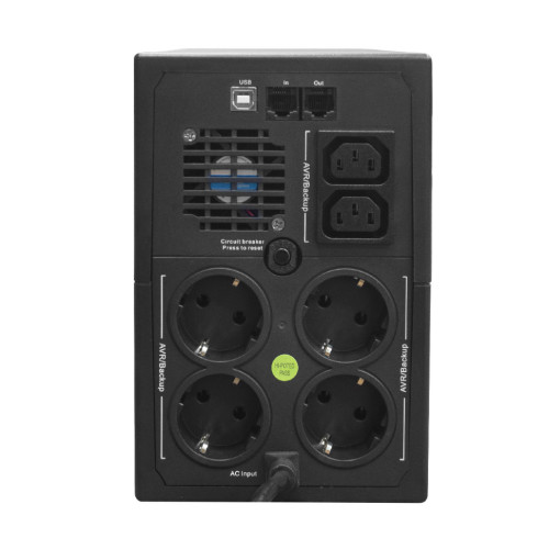 ИБП HIDEN EXPERT ULS1000E 1000ВА/600Вт/ Line-Iinteractive Tower UPS Schuko LED