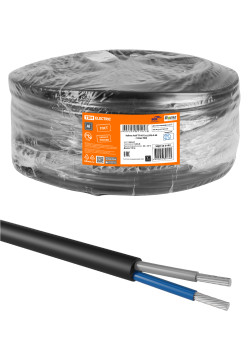 Кабель АсКГТП-ХЛ 2х2,5(N)-0,66 ГОСТ (100м) TDM