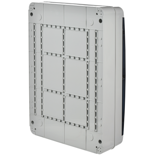TEKFOR Корпус пластиковый КМПн-54 IP65 черная прозрачная дверь IEK TEKFOR Корпус пластиковый КМПн-54 IP65 черная прозрачная дверь IEK