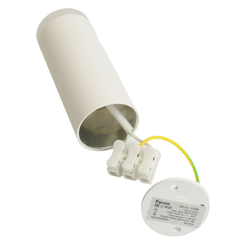 Светильник потолочный Feron ML102 Barrel MR11 GU10 35W 230V, белый Светильник потолочный Feron ML102 Barrel MR11 GU10 35W 230V, белый
