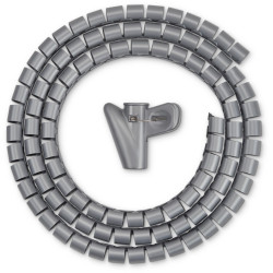 Кабельный органайзер Buro BHP CG155S Spiral Hose 15x1500mm Silver