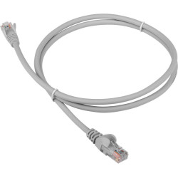 Патч-корд Lanmaster LAN-PC45/U5E-1.5-GY UTP RJ-45 вил.-вилка RJ-45 кат.5E 1.5м серый LSZH (уп.:1шт)
