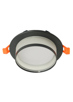 Светильник встраиваемый Feron DL500 потолочный GX53 черный круг