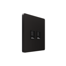 Systeme Infinity, Розетка информационная С/У RJ-45 кат.5e 2-я, Полярная ночь