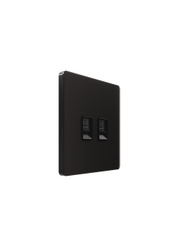 Systeme Infinity, Розетка информационная С/У RJ-45 кат.5e 2-я, Полярная ночь