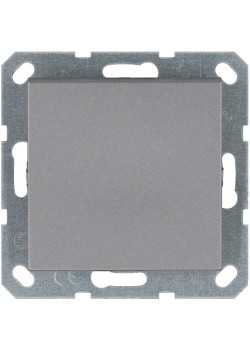 Переключатель проходной 1-кл. 10А IP20 механизм алюм. Jasmart G3012S