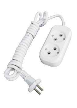 Удлинитель 2х7м без заземл. 10А IP20 Е-202 ПВС 2х1 АБС-пластик UNIVersal 9631962