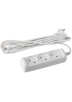 Удлинитель 3х10м без заземл. 10А IP20 U-3-10m-2х1 ПВС 2х1 Эра Б0028358