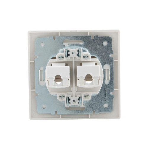 Розетка компьютерная 2-м СП Mira RJ45 бел./бел. LEZARD 701-0202-141 Розетка компьютерная 2-м СП Mira RJ45 бел./бел. LEZARD 701-0202-141