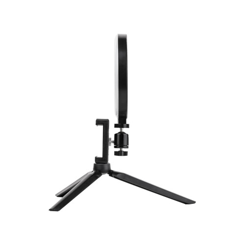 Лампа кольцевая светодиодная 16 см, 6 Вт, 2700-6400 К, штатив наст., диммер, USB, TDM Лампа кольцевая светодиодная 16 см, 6 Вт, 2700-6400 К, штатив наст., диммер, USB, TDM