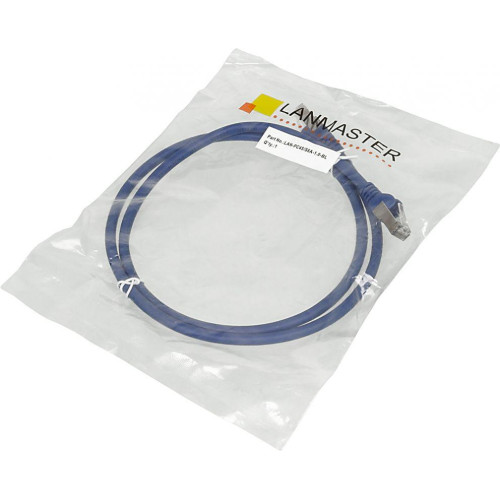 Патч-корд Lanmaster LAN-PC45/S6A-1.0-BL FTP RJ-45 вил.-вилка RJ-45 кат.6A 1м синий LSZH (уп.:1шт) Патч-корд Lanmaster LAN-PC45/S6A-1.0-BL FTP RJ-45 вил.-вилка RJ-45 кат.6A 1м синий LSZH (уп.:1шт)