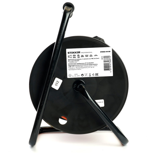 Удлинитель на катушке Stekker STD03-44-50 Standart 4-местный с/з ПВС 3*1,5, оранжевый, 16А, IP44, 50м (80104) Удлинитель на катушке Stekker STD03-44-50 Standart 4-местный с/з ПВС 3*1,5, оранжевый, 16А, IP44, 50м (80104)
