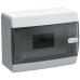 UNION Compact Корпус пластиковый ЩРН-П-8 IP41 черная прозрачная дверь IEK