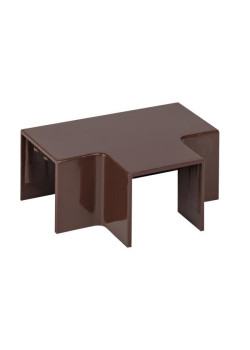 Угол T-образный (25x25) (4 шт) темн. дерево EKF-Plast